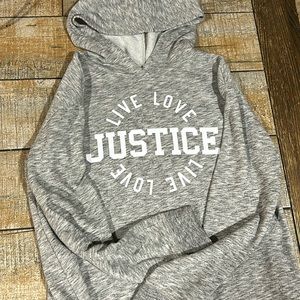 Gray Justice Hoodie. Size  XL in Girls.